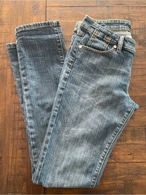 BCBGMaxAzria Women's Light Blue Skinny Jeans